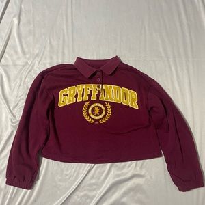 Harry Potter Girls kids SZ SM 7/8 crop top